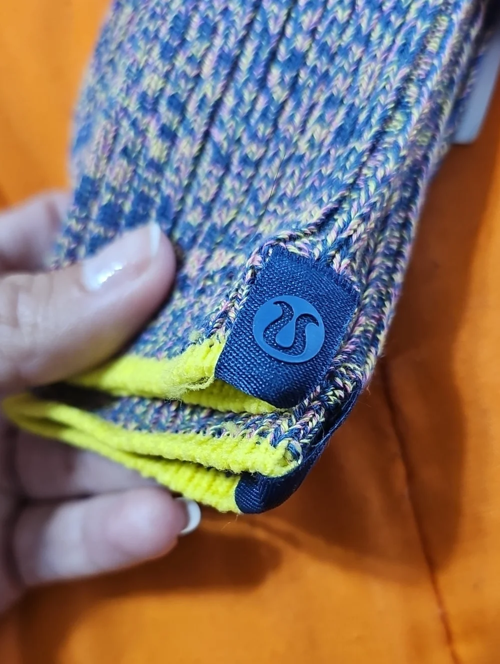 Lululemon Ragg Socks!! Nwts, Crew Length! 1 Pair, Sz Large!! BTMT/DAGL